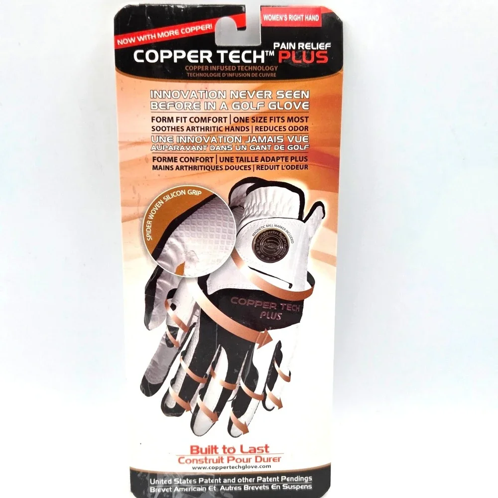 Copper Tech + Ladies Golf Glove Women's Copper Compression Right Hand‎